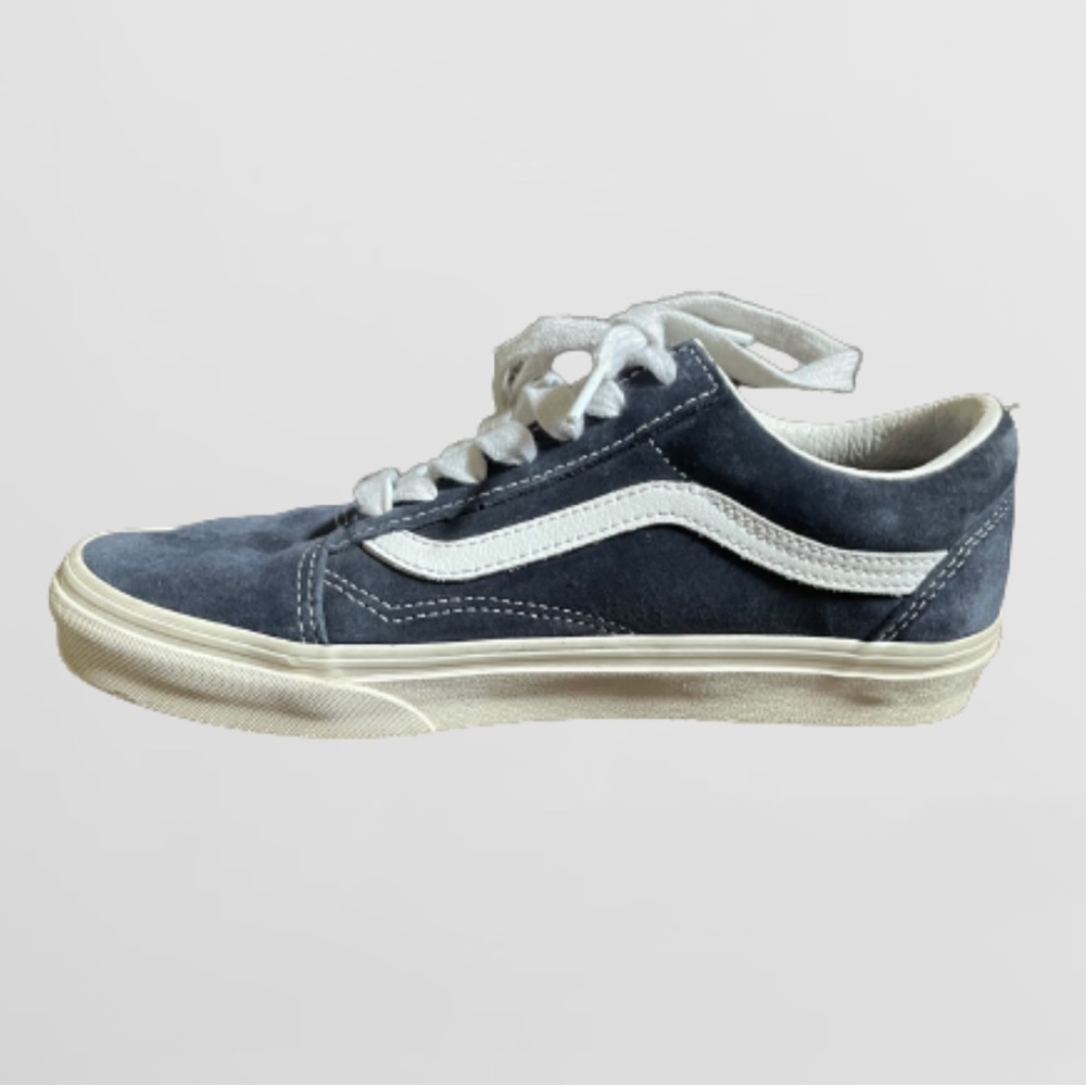 Suede Navy Vans Sneakers